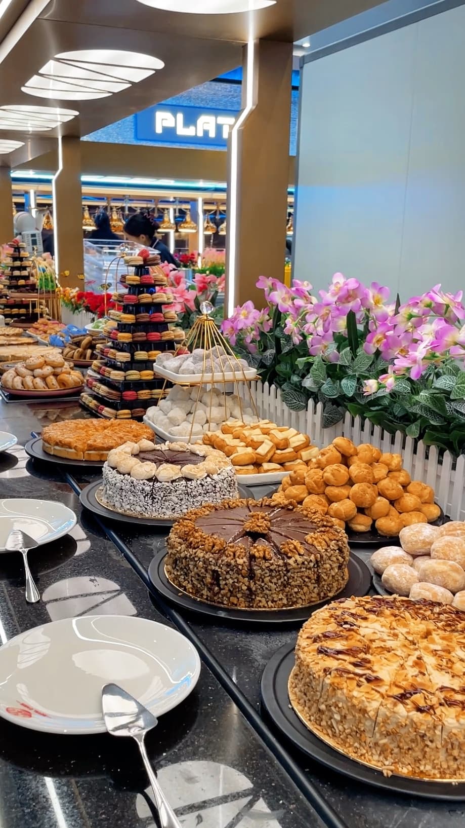 Buffet de pâtisseries et desserts